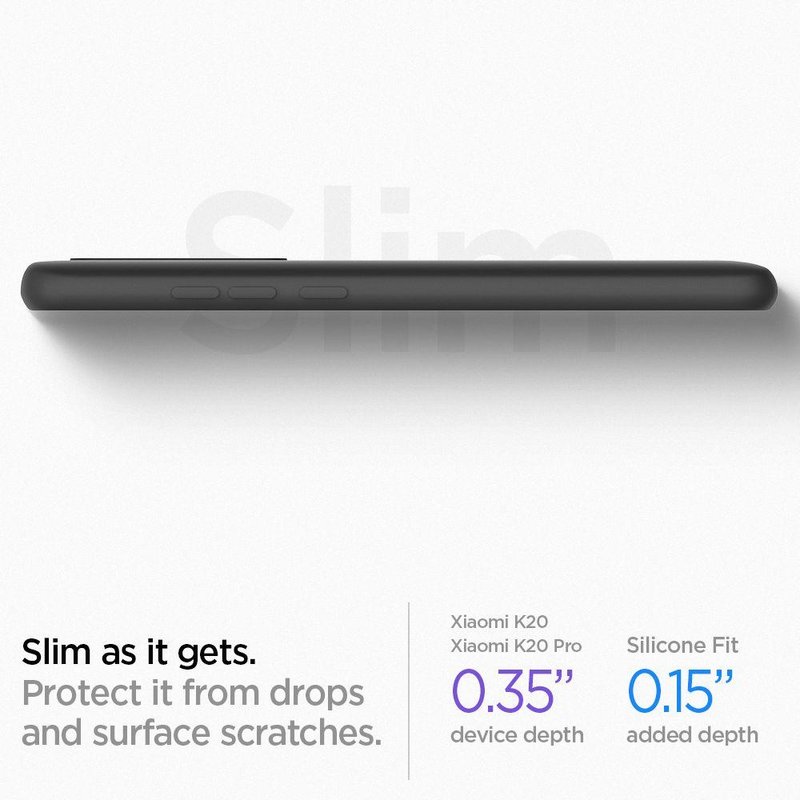 Husa Xiaomi Mi 9T Pro Spigen Silicone Fit - Charcoal