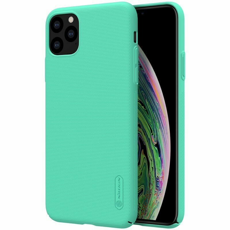 Husa iPhone 11 Pro Max Nillkin Super Frosted Shield, verde deschis