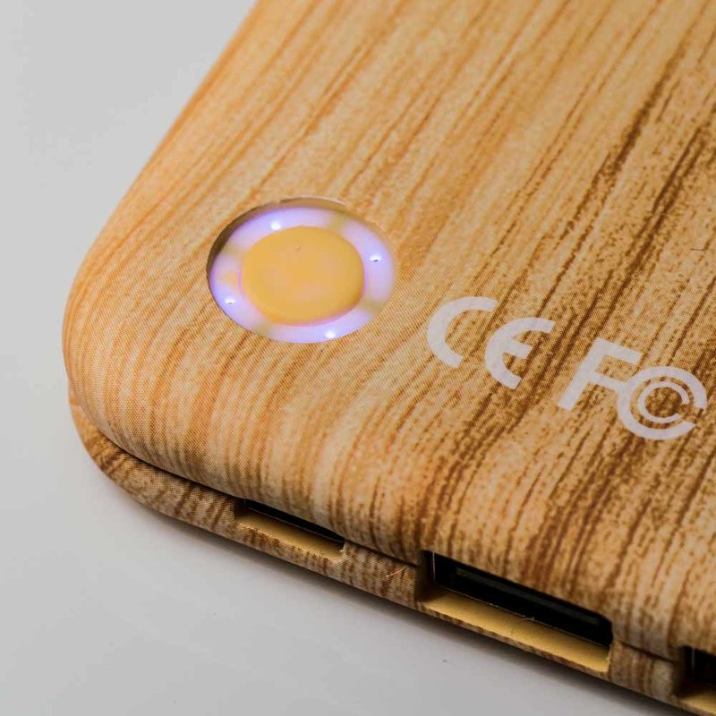 Baterie Externa Puridea S2 10000mAh 2xUSB - Light Wood Grain