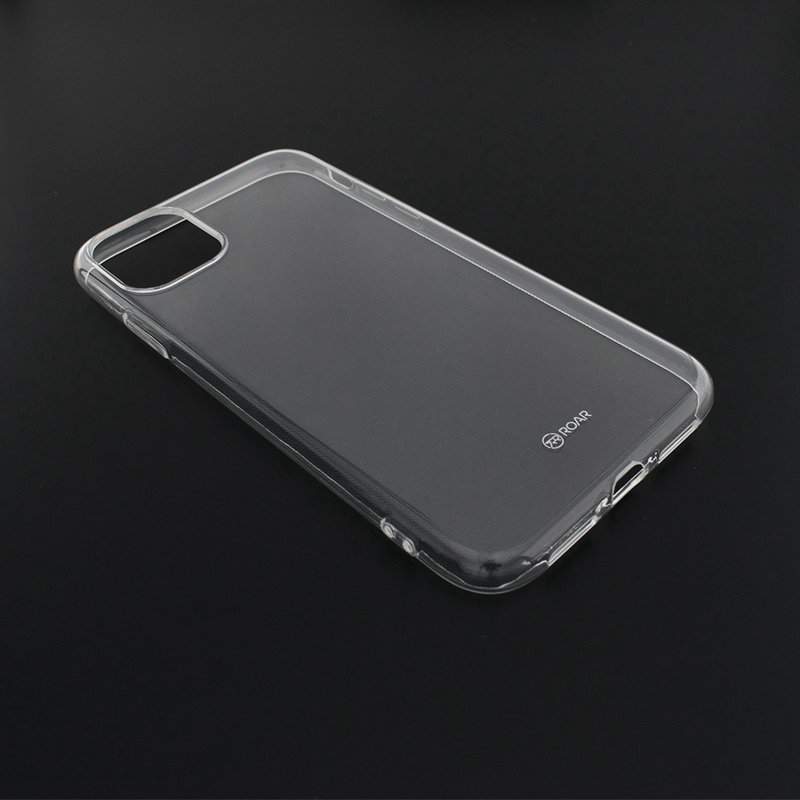 Husa iPhone 11 Roar Colorful Jelly Case - Transparent