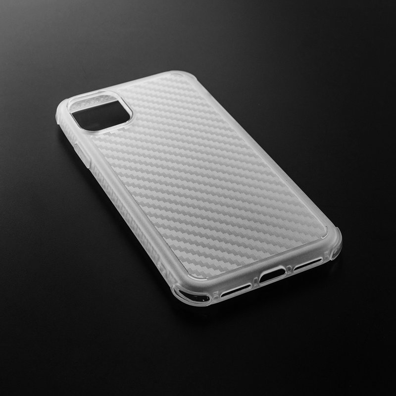 Husa iPhone 11 Roar Carbon Armor - Transparent