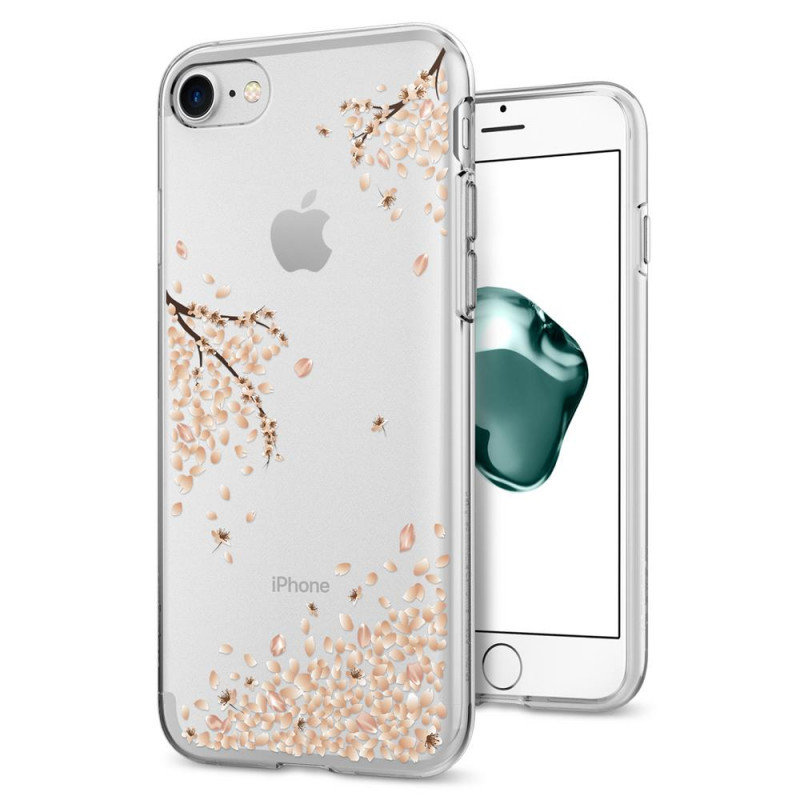 Bumper iPhone 7 Spigen Liquid Crystal - Spring Blossom