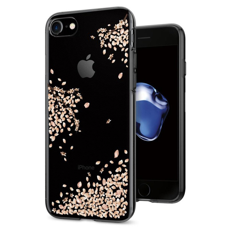 Bumper iPhone 7 Spigen Liquid Crystal - Spring Blossom