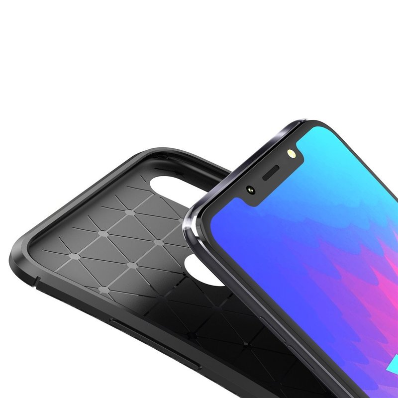 Husa LG W10 Mobster Carbon Skin Negru