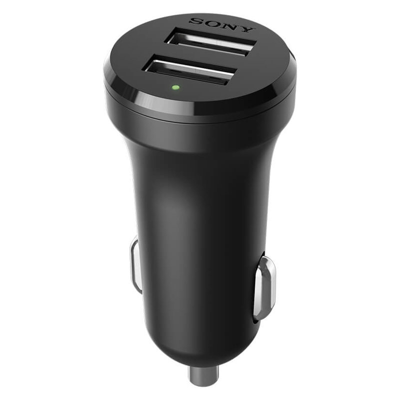 Incarcator Auto Original Sony AN430 Dual USB + Cablu De Incarcare Type-C 4.8A - Negru
