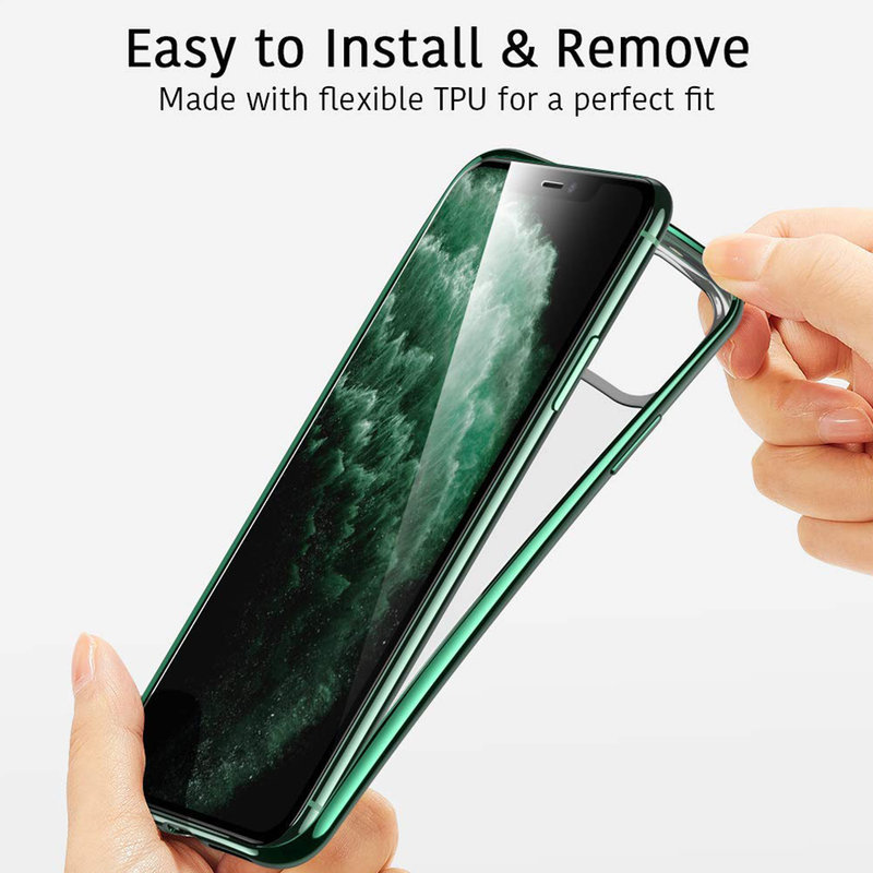 Husa iPhone 11 Pro Max ESR Hues Essential Twinkle Series - Pine Green