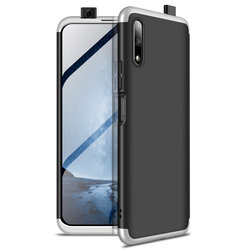 Husa Huawei Honor 9X GKK 360 Full Cover Negru-Argintiu
