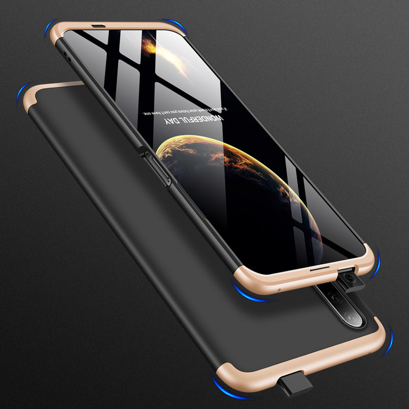 Husa Huawei Honor 9X GKK 360 Full Cover Negru-Auriu