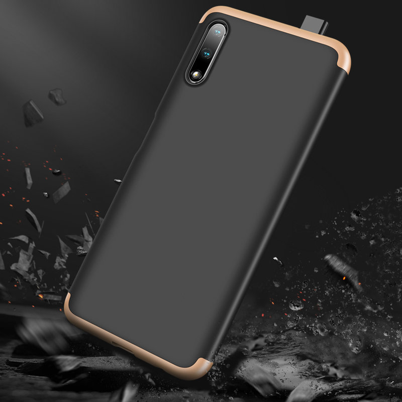 Husa Huawei Honor 9X GKK 360 Full Cover Negru-Auriu