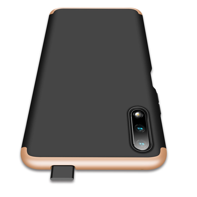 Husa Huawei Honor 9X GKK 360 Full Cover Negru-Auriu