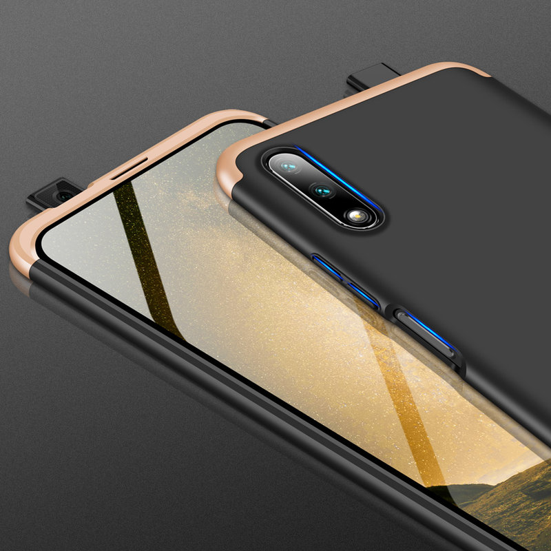 Husa Huawei Honor 9X GKK 360 Full Cover Negru-Auriu
