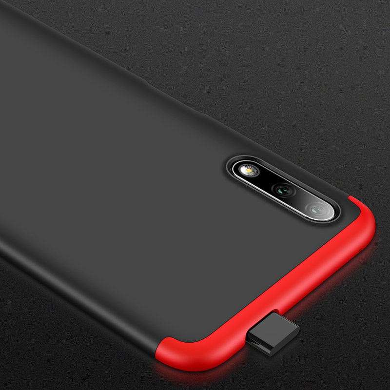 Husa Huawei Honor 9X GKK 360 Full Cover Negru-Rosu