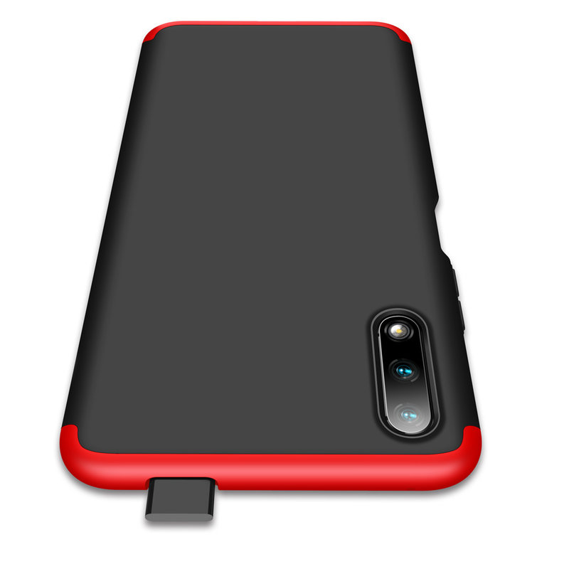 Husa Huawei Honor 9X GKK 360 Full Cover Negru-Rosu