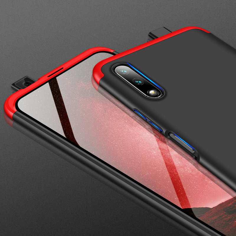 Husa Huawei Honor 9X GKK 360 Full Cover Negru-Rosu