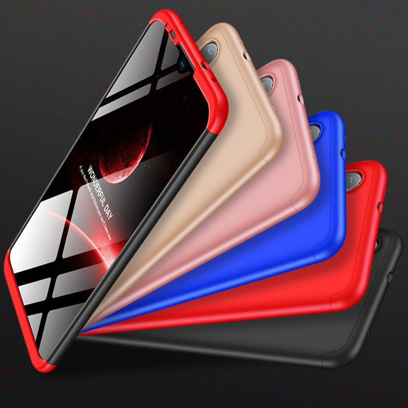 Husa Xiaomi Mi A3 / Mi CC9e GKK 360 Full Cover Negru-Albastru