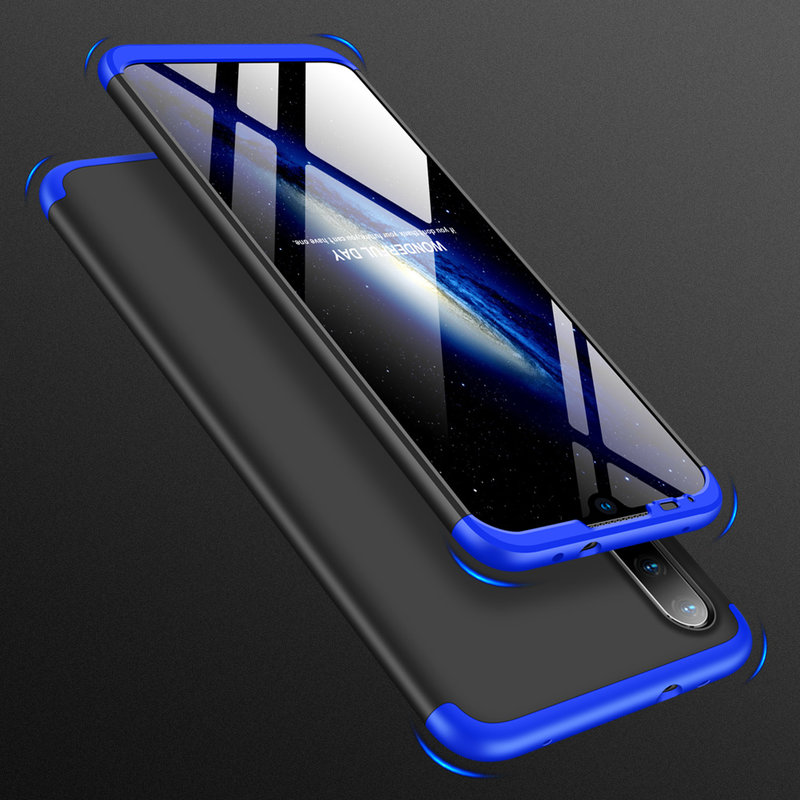 Husa Xiaomi Mi A3 / Mi CC9e GKK 360 Full Cover Negru-Albastru