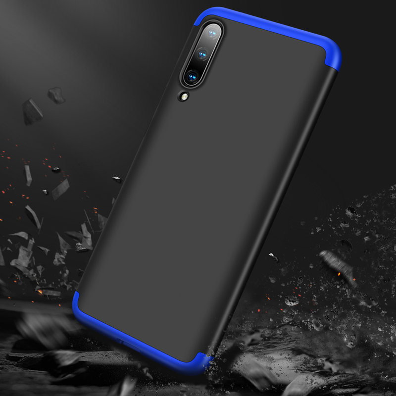 Husa Xiaomi Mi A3 / Mi CC9e GKK 360 Full Cover Negru-Albastru
