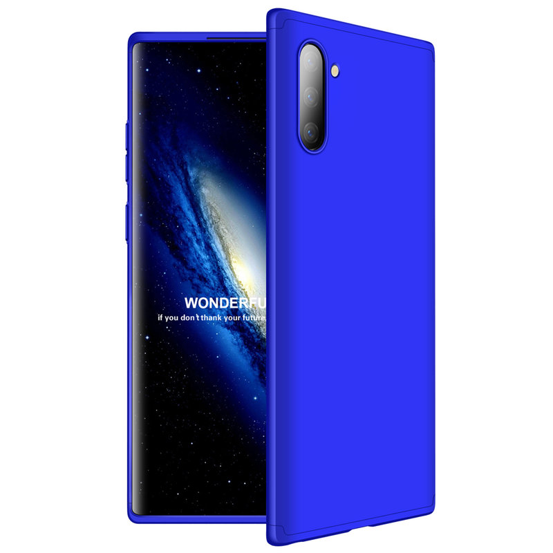 Husa Samsung Galaxy Note 10 GKK 360 Full Cover Albastru