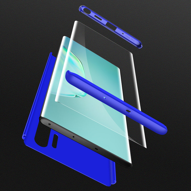 Husa Samsung Galaxy Note 10 Plus GKK 360 Full Cover Albastru