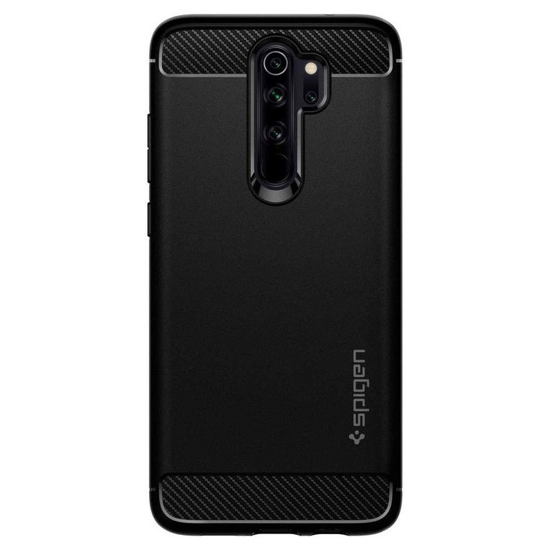 Husa Xiaomi Redmi Note 8 pro Spigen Rugged Armor, negru