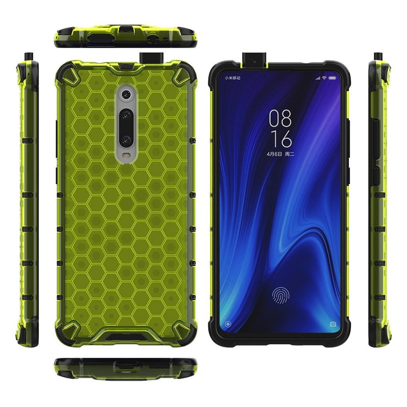 Husa Xiaomi Mi 9T Honeycomb Armor - Verde