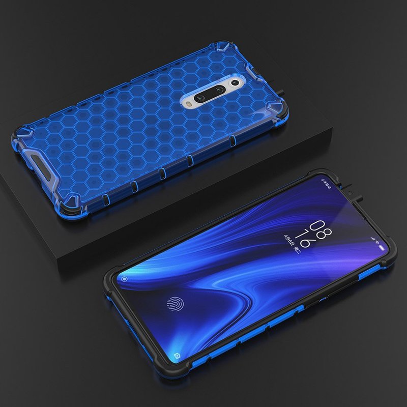 Husa Xiaomi Mi 9T Pro Honeycomb Armor - Albastru