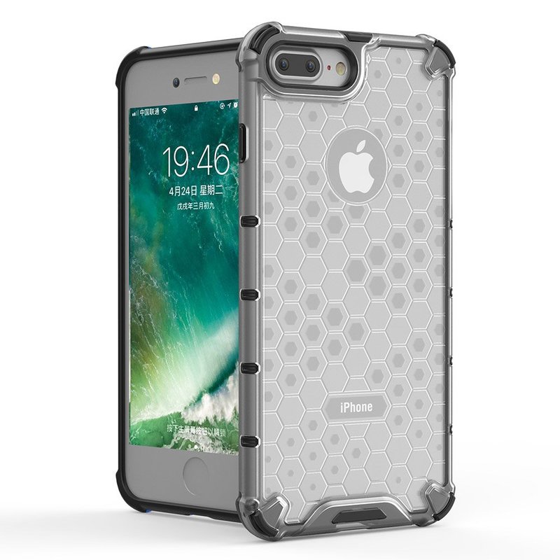 Husa iPhone 8 Plus Honeycomb Armor - Transparent