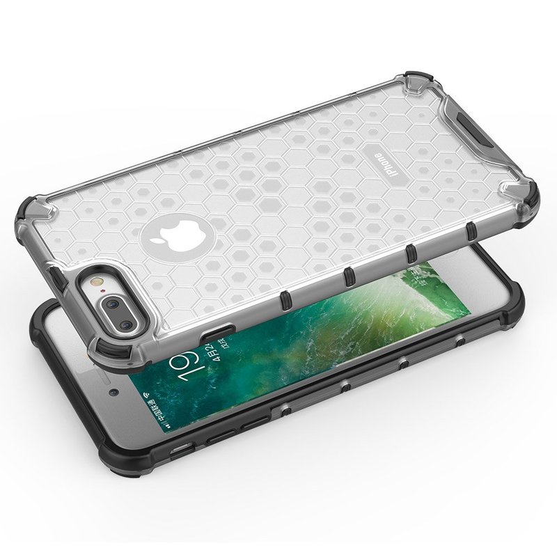 Husa iPhone 8 Plus Honeycomb Armor - Transparent
