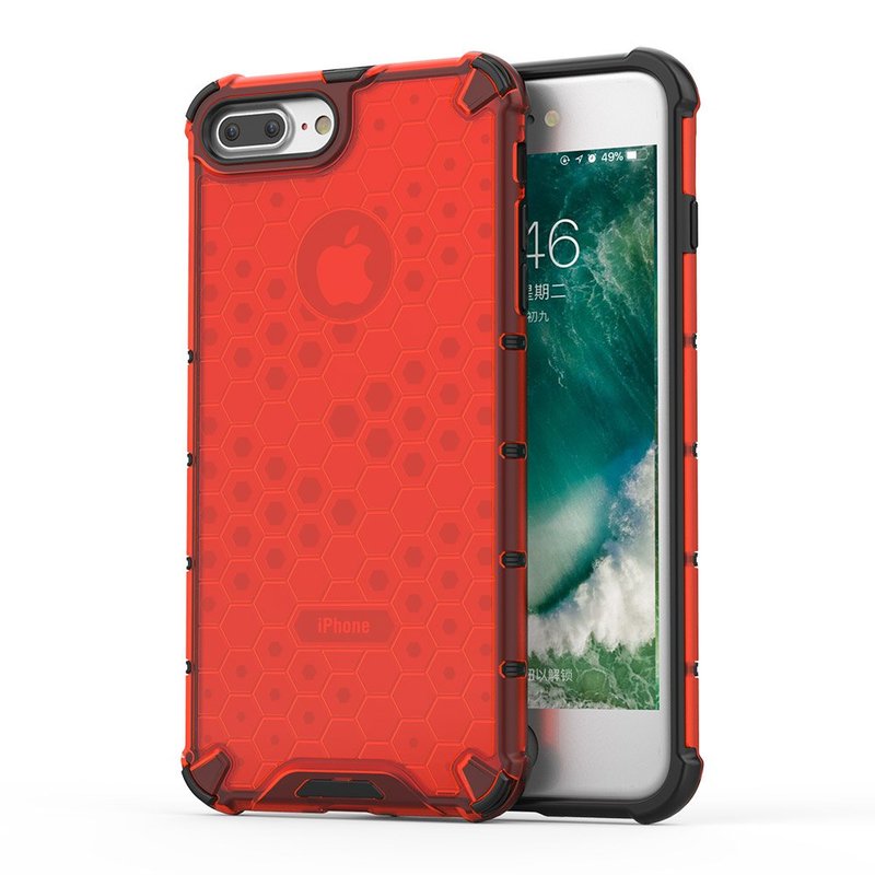 Husa iPhone 8 Plus Honeycomb Armor - Rosu