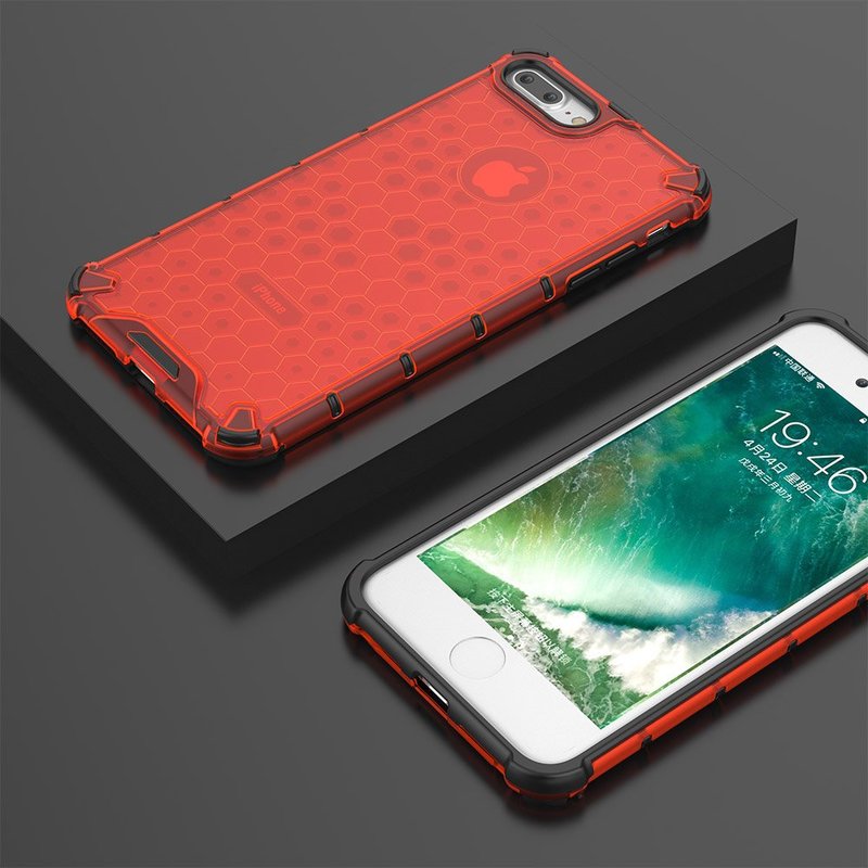 Husa iPhone 8 Plus Honeycomb Armor - Rosu