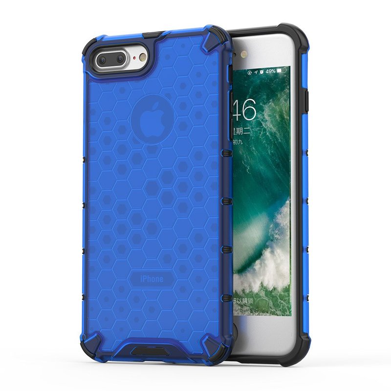 Husa iPhone 7 Plus Honeycomb Armor - Albastru