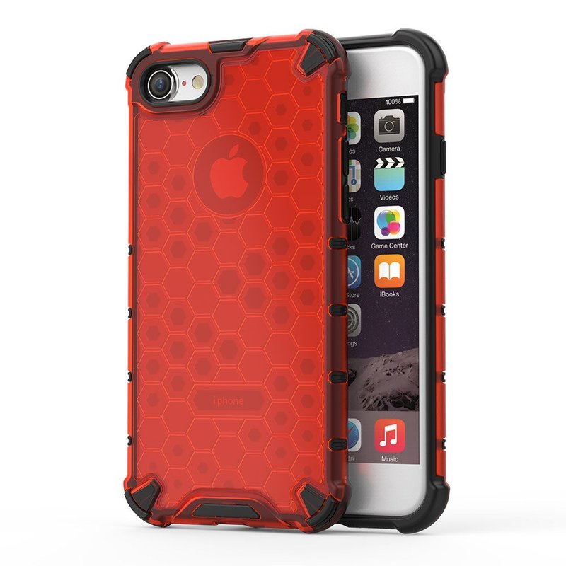 Husa iPhone 8 Honeycomb Armor - Rosu