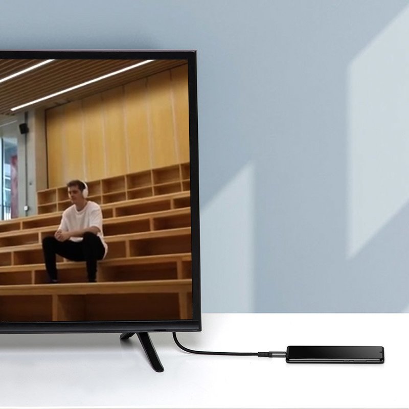 Cablu de date Baseus Cafule Series Type-C To Type-C PD3.1 60W 4K 1M - CATKLF-RG1- Negru/Gri