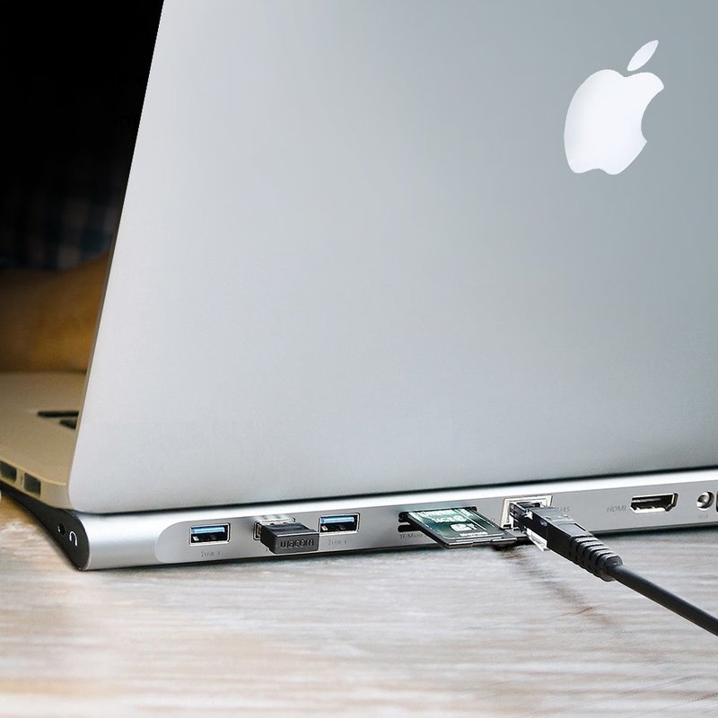 Hub Baseus Enjoyment Series Adapter USB 3.0/4K HDMI/SD/CF/LAN/VGA/Type-C - CATSX-F0G - Argintiu