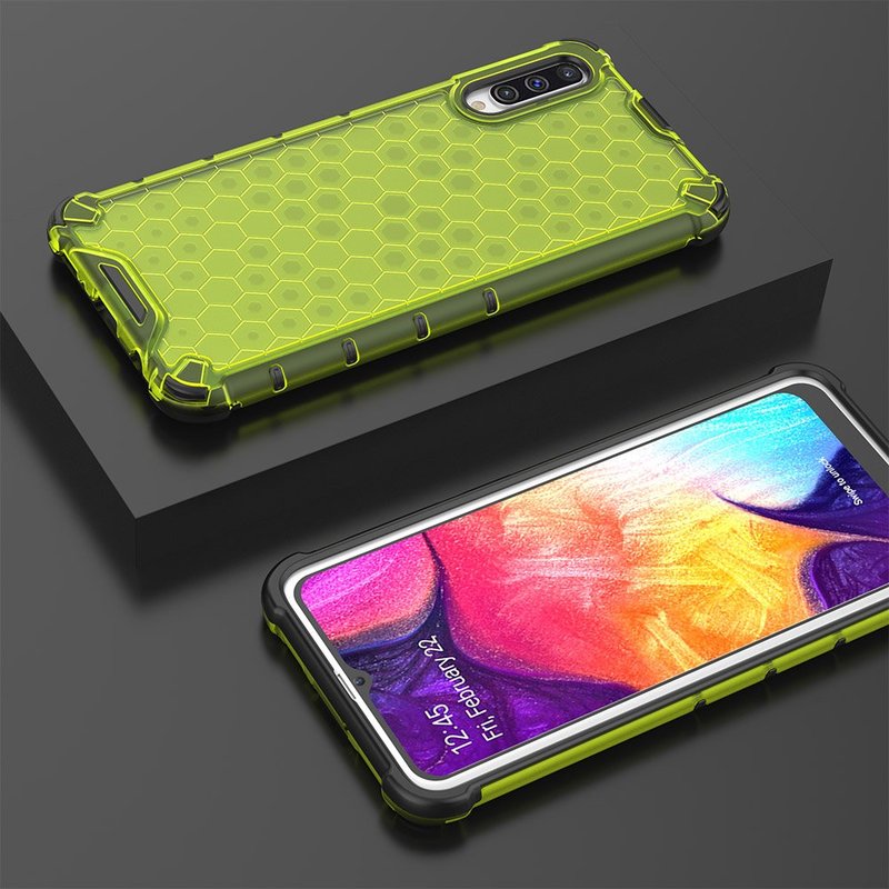 Husa Samsung Galaxy A30s Honeycomb Armor - Verde