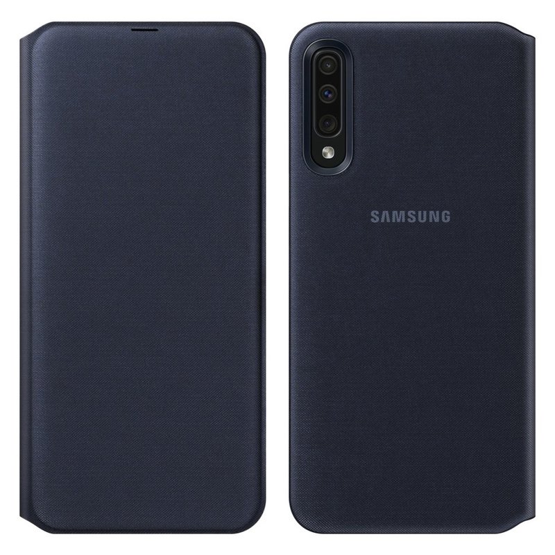 Husa Originala Samsung Galaxy A30s Flip Wallet Black