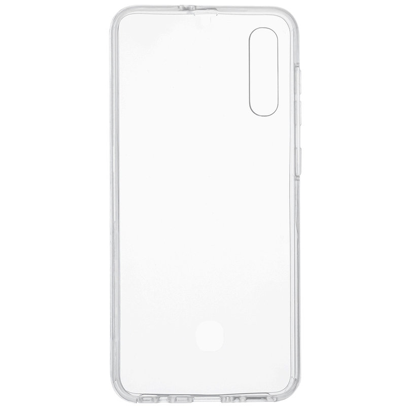 Husa Samsung Galaxy A30s FullCover 360 Cu Senzor De Amprenta - Transparent
