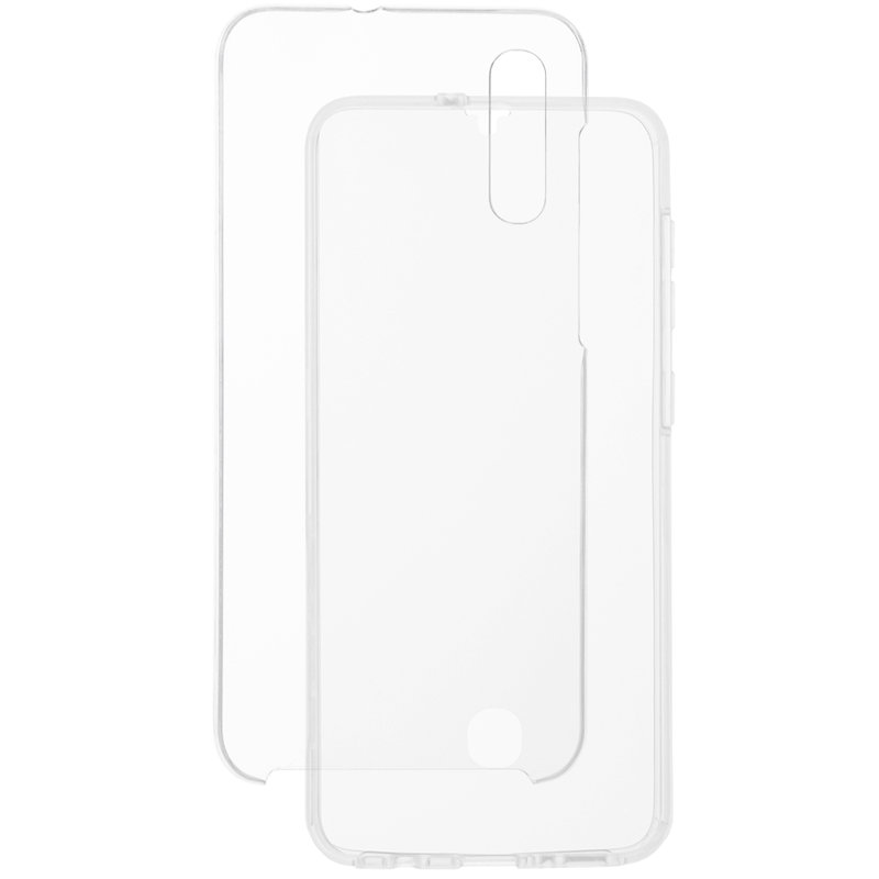 Husa Samsung Galaxy A30s FullCover 360 Cu Senzor De Amprenta - Transparent