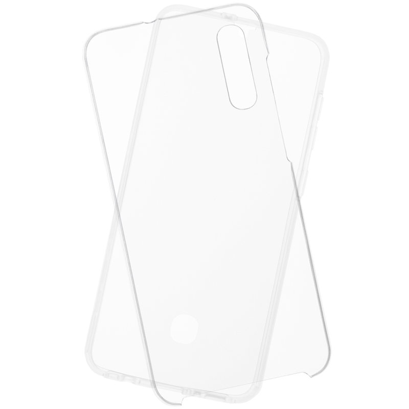 Husa Samsung Galaxy A30s FullCover 360 Cu Senzor De Amprenta - Transparent
