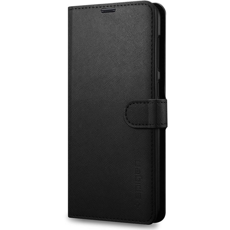 Husa Samsung Galaxy A30s Spigen Wallet S - Saffiano Black