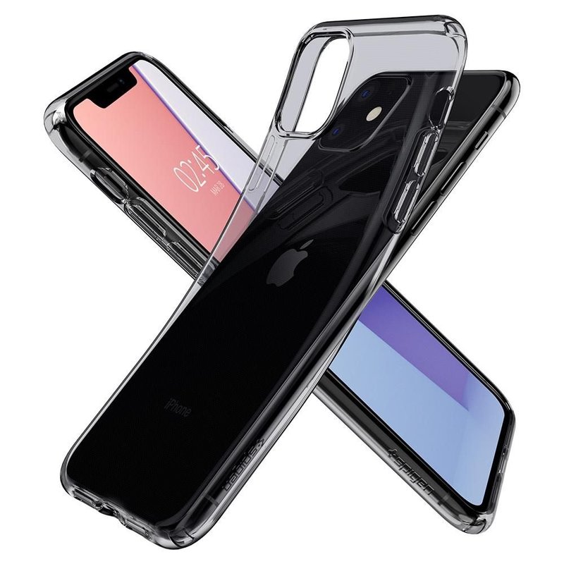 Husa iPhone 11 Spigen Liquid Crystal - Space Crystal