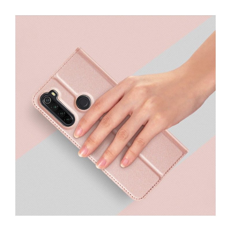 Husa Xiaomi Redmi Note 8 Dux Ducis Flip Stand Book - Albastru