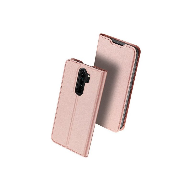 Husa Xiaomi Redmi Note 8 pro Dux Ducis Flip Stand Book - Roz