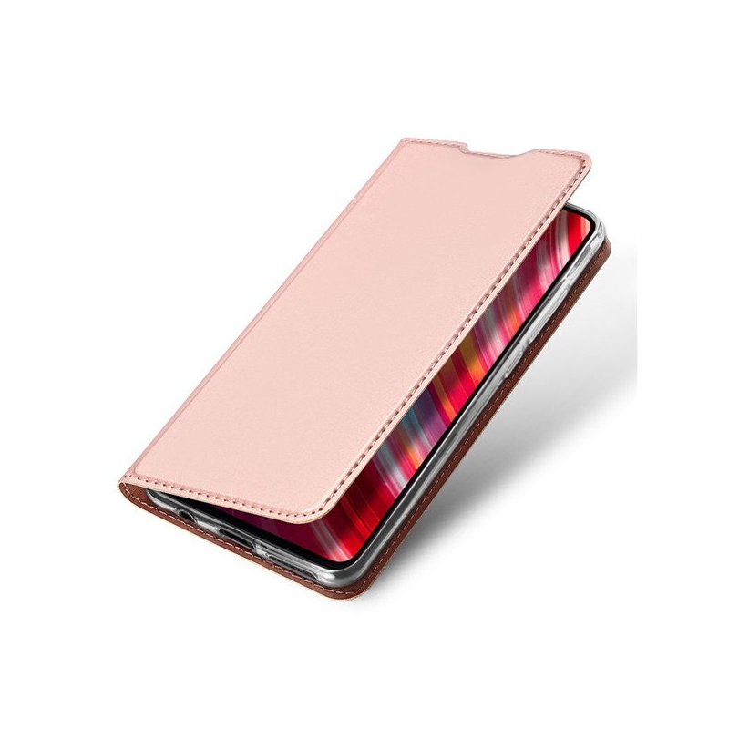 Husa Xiaomi Redmi Note 8 pro Dux Ducis Flip Stand Book - Roz