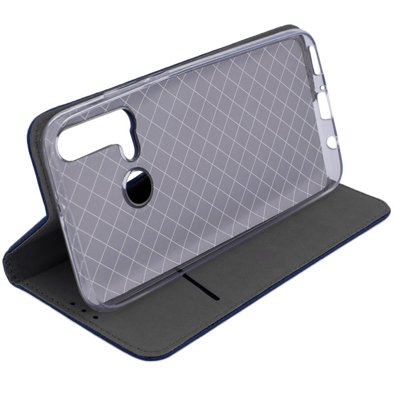 Husa Smart Book Huawei P20 Lite 2019 Flip - Albastru