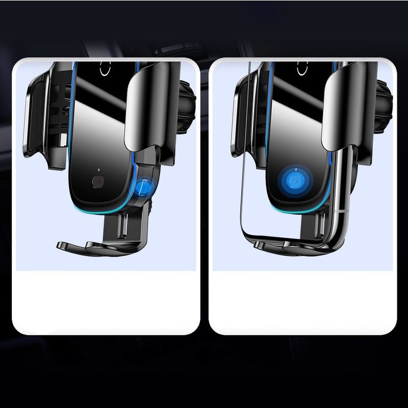 Suport auto magnetic 3in1 Baseus 15W, Qi, negru, WXHW03-01