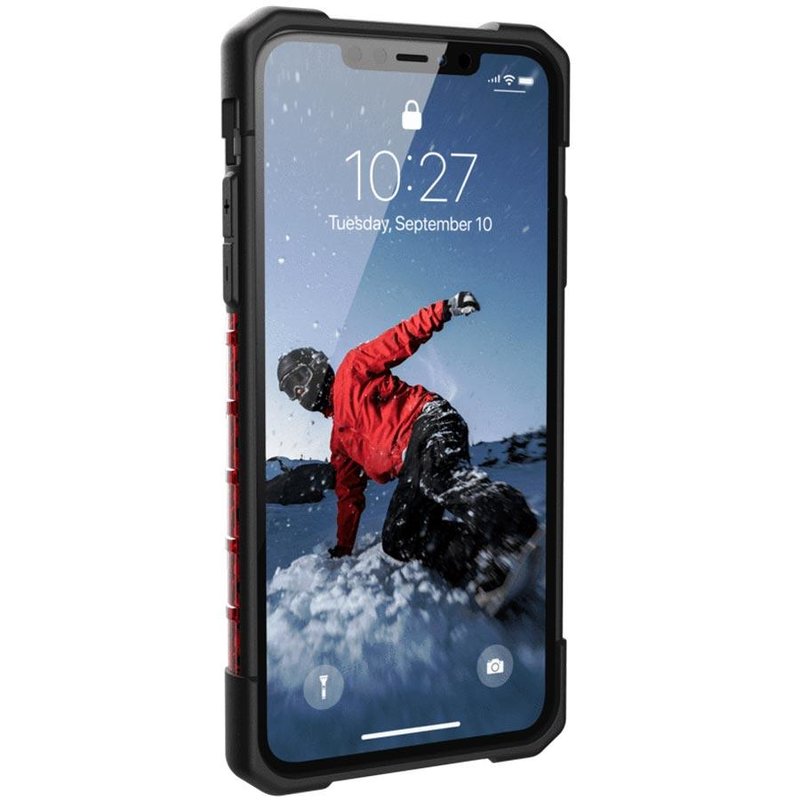 Husa iPhone 11 Pro transparenta UAG Plasma, rosu
