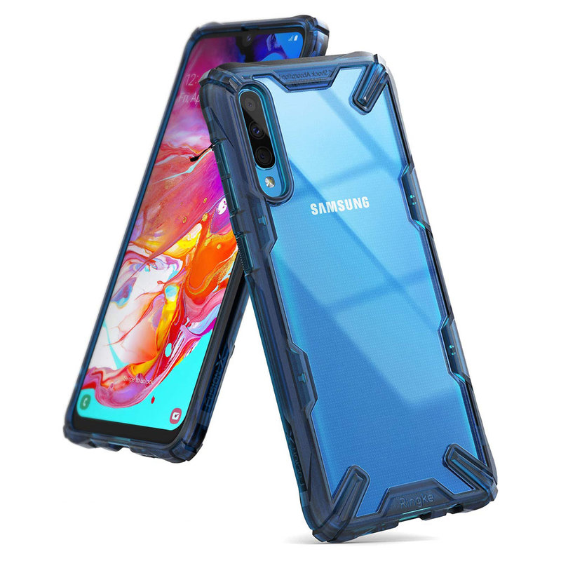 Husa Samsung Galaxy A90 5G Ringke Fusion X - Space Blue
