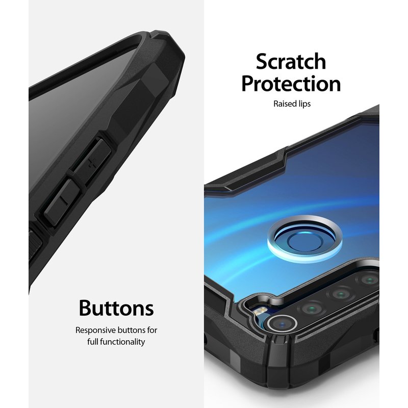 Husa Xiaomi Redmi Note 8 Ringke Fusion X - Black