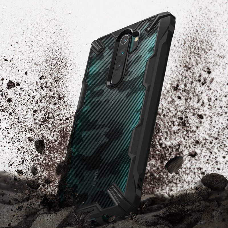 Husa Xiaomi Redmi Note 8 pro Ringke Fusion X Design - Camo Black